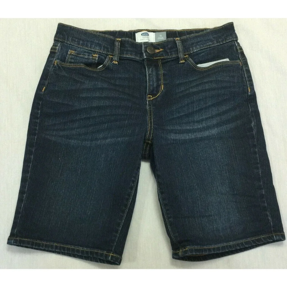 OLD NAVY STRETCH GIRLS JEANS SHORTS SIZE 14